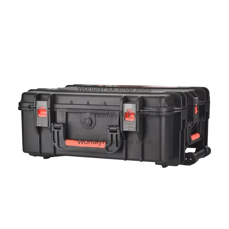 WL Multi-function Oversized Tie Rod Equipment protection Box Carrying with Shaped Foam Interior Plastic Flight case with Handle