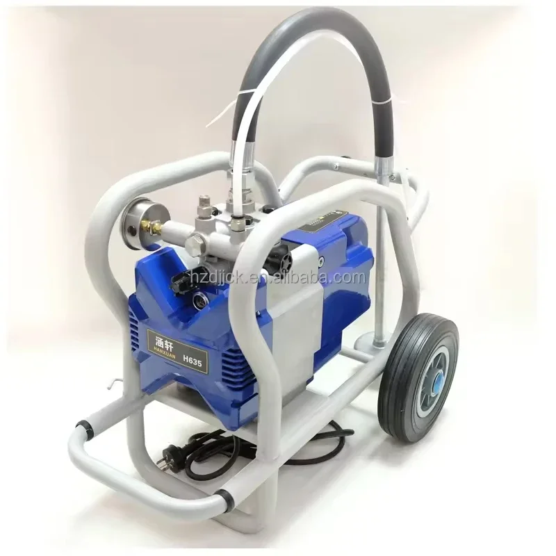 Latest Hot Sale 220V High-Pressure Airless Pump Spraying Machine Multi-Functional Household Paint Engineering Coatings Emulsion