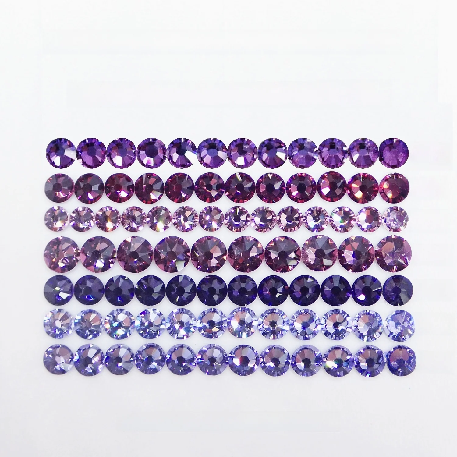 

Фиолетовые стразы 2000 2058 2088 для ногтей, набор материалов для DIY украшений, модные аксессуары, австрийские хрустальные бусины