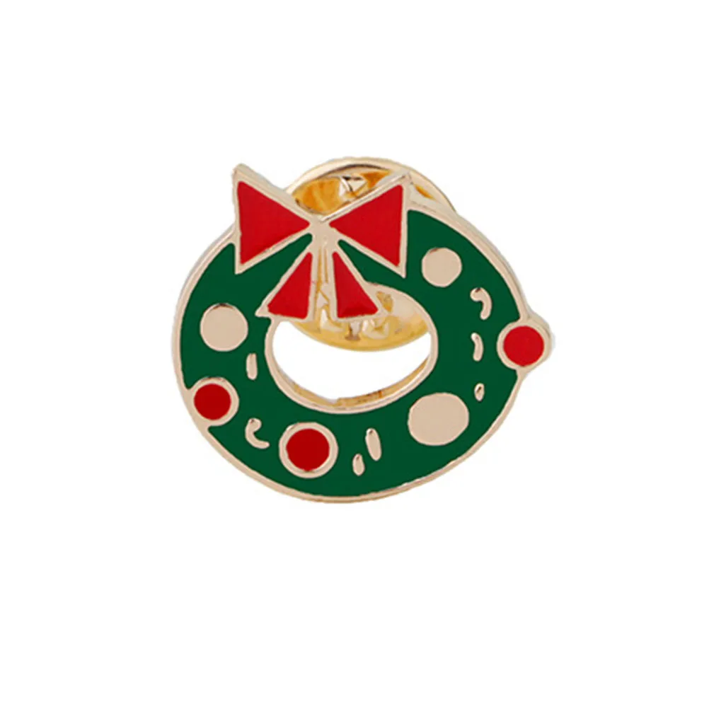 

6pcs Lightweight Durable Alloy Party Wedding Decor Retro Classic Style Christmas Brooches For Christmas Brooches Gifts