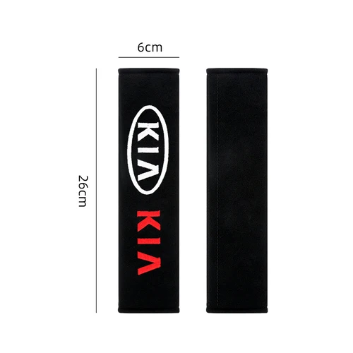 Imagen 2 del producto Juego de almohadas para el cuello del asiento del coche con funda para cinturón de seguridad, cojín de viaje cómodo para KIA Rio ceed sportage cerato soul sorento K3 K5