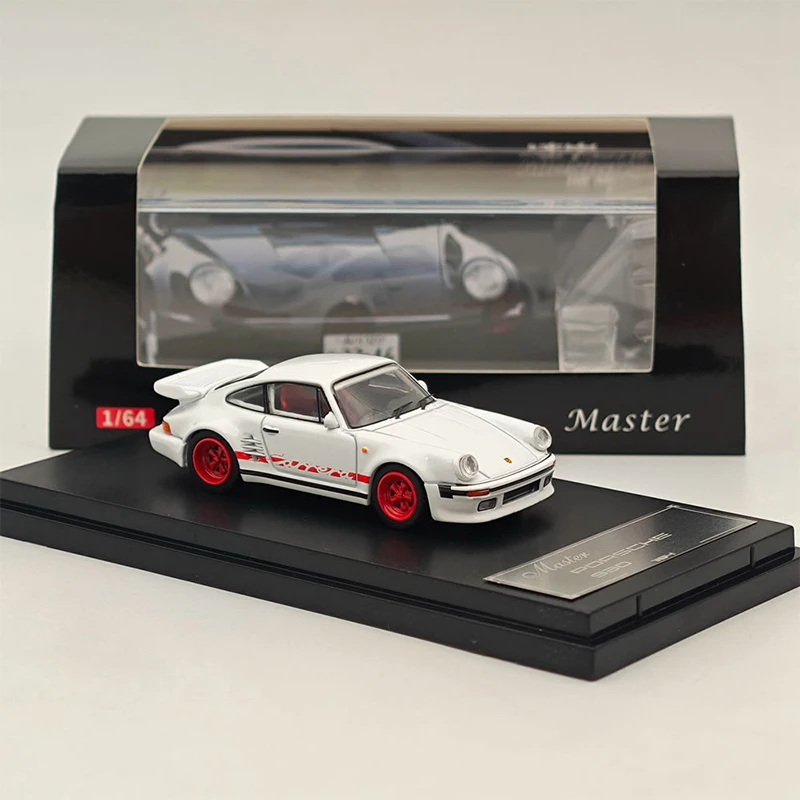 MASTER 1:64 Scale 911 930 Turbo Blackbird Collection Decration Simulation Car Model Static Display Toy Gift Souvenir