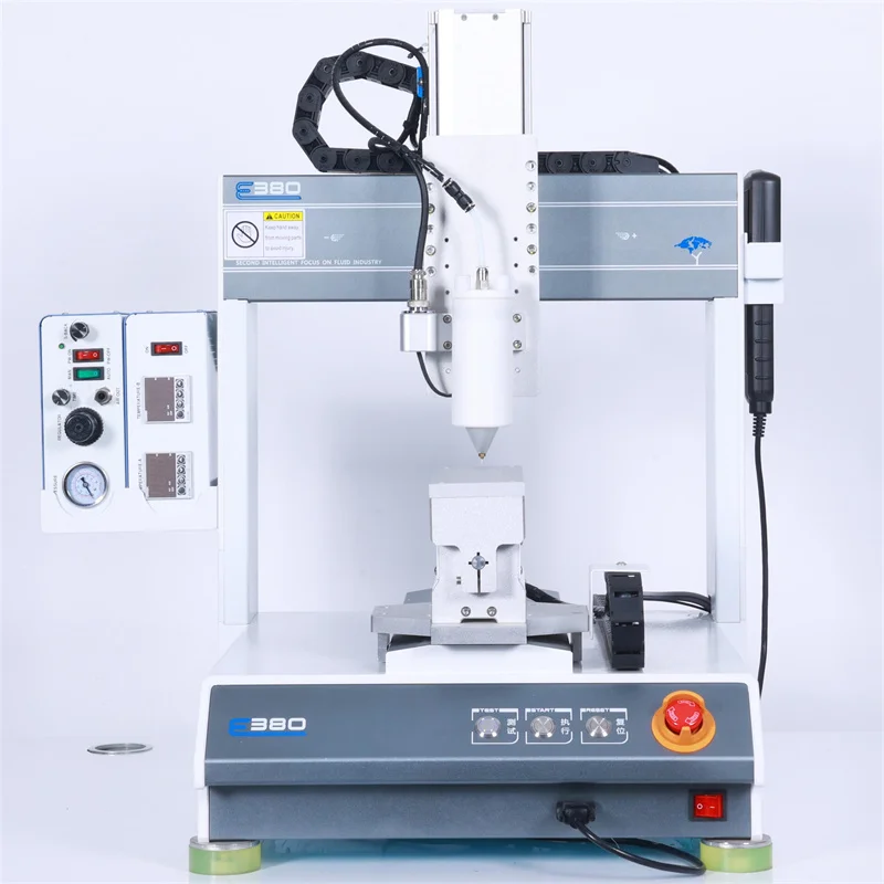 3 Axis Desktop Hot Melt Hotmelt Adhesive Cnc Automatic Glue Dispenser Dispensing Machine Robot