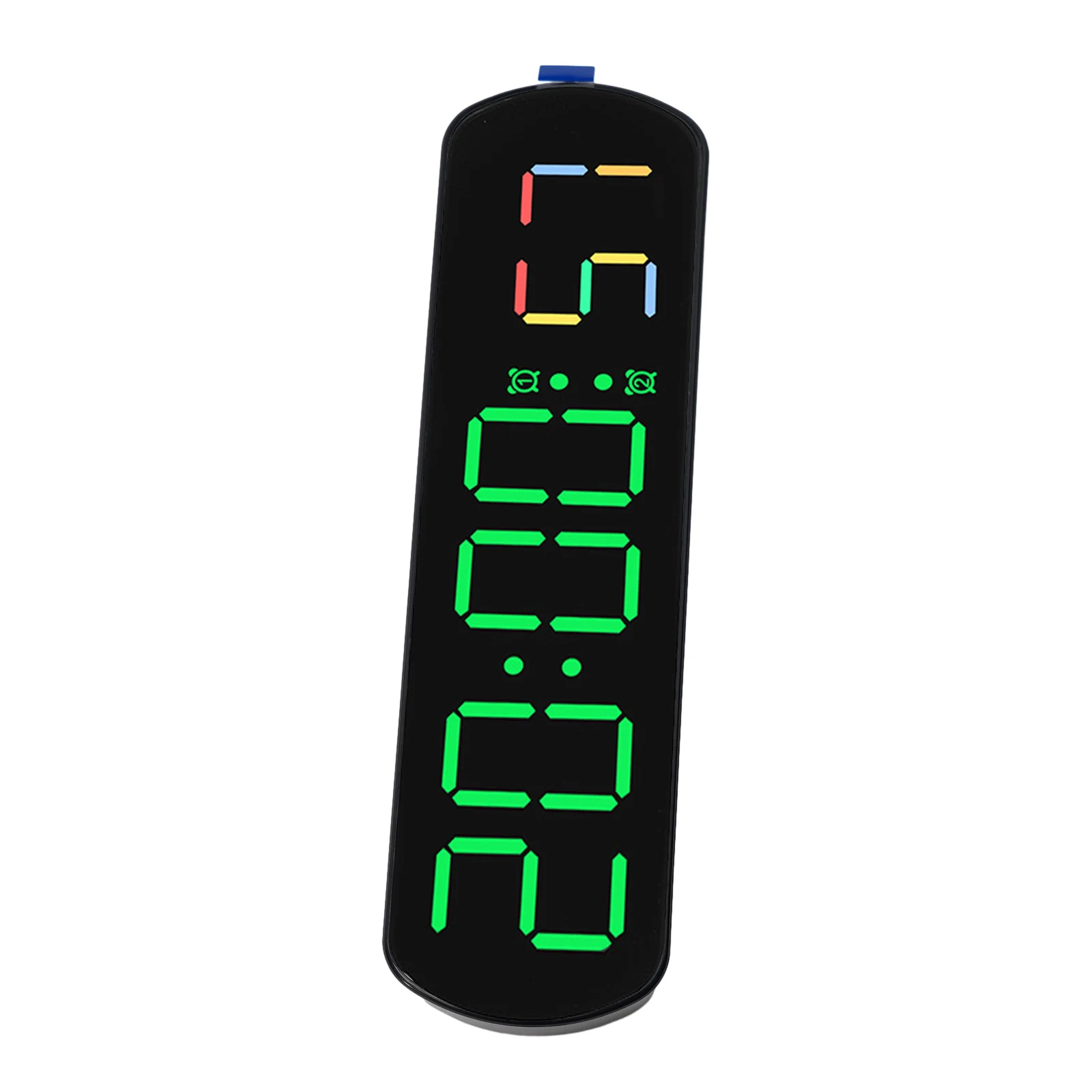 Date Digital Clock AAA Batteries Temperature High-definition LED Display Electronic Clock White Clock With Blue Light