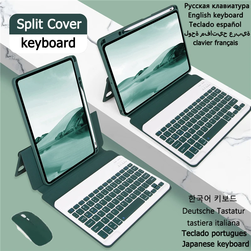 

Keyboard Split Cover for iPad Pro 11inch Case 2021 2020 2018 Funda Con Keyboard Case for iPad Pro 11 Funda Teclado Coque Capa