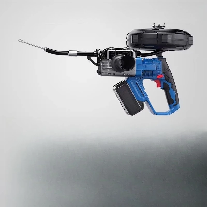 

Lithium battery charging threading machine, threading device, leading device, wire drawing electrician