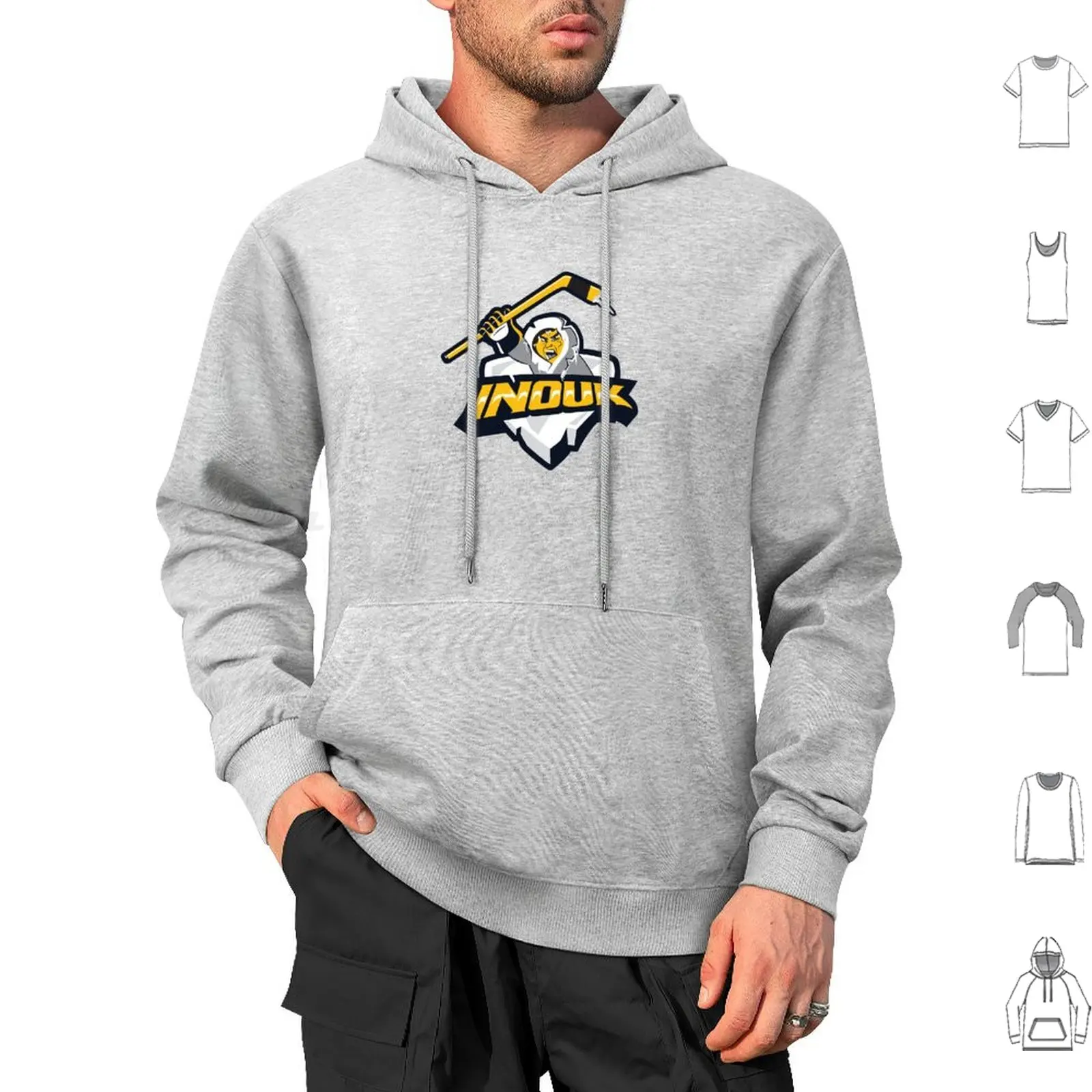 Granby Inouk Hoodies Long Sleeve Granby Inouk Granby Inouk Logo West Granby Inouk Fans Canadian Junior Hockey League