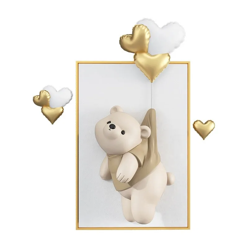 decoration, three-dimensional relief hanging paintings, high-end murals, living room combination wall paintings