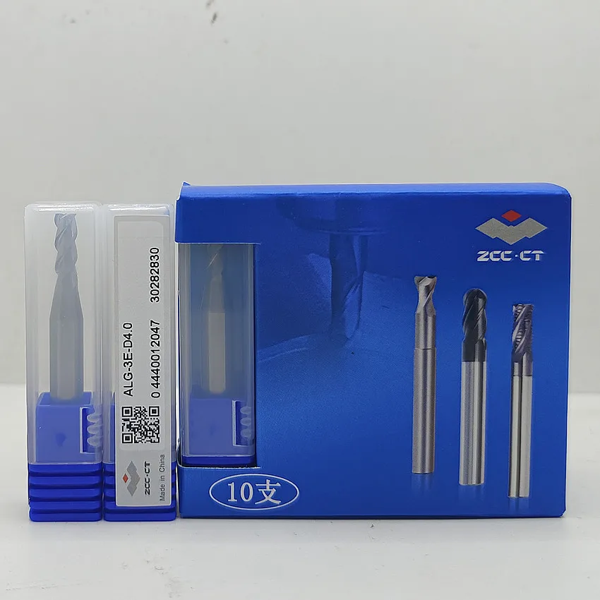 

ALG-3E-D4.0 ZCC.CT ALG-3E 3 edge straight shank flat end milling cutter Φ4.0*6*11*50 3T Flat End Mills 3 Flutes Flat End Mills