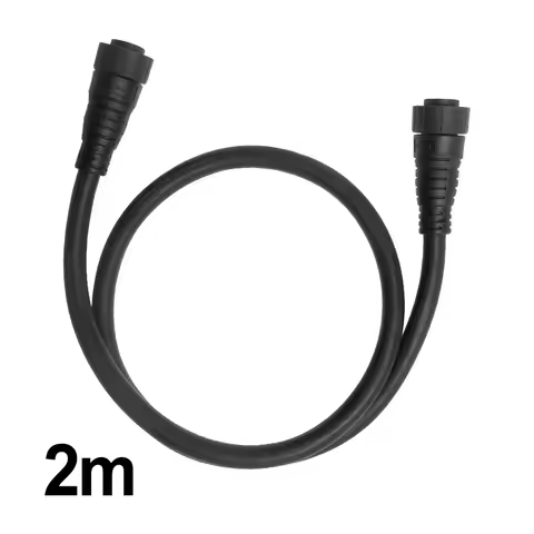 1pc M25 AC Cable 2M Power Cable Connector Extension Cord For Waterproof Grid Tie Micro Inverter 600W/1400W 450/750V Black