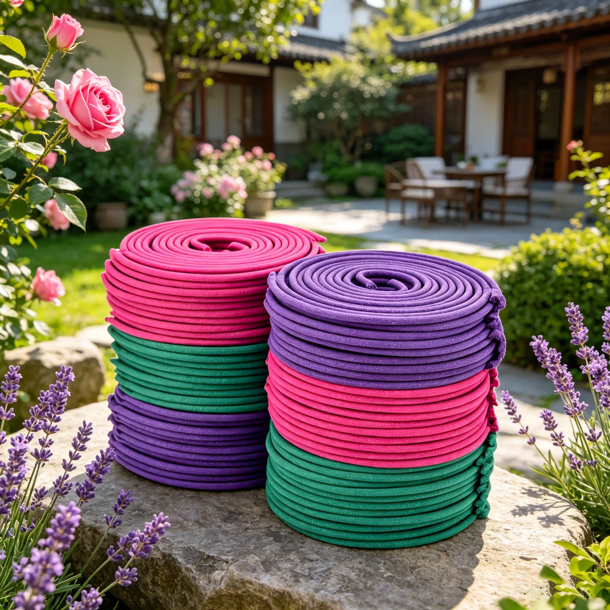 Ensemble de 150 bougies parfumées assorties aux senteurs fraîches de rose, citronnelle et lavande, idéal pour le yoga, la méditation, le bureau et la maison, la Saint-Valentin, Halloween, Noël, la fête de l'Indépendance et la fête des Mères