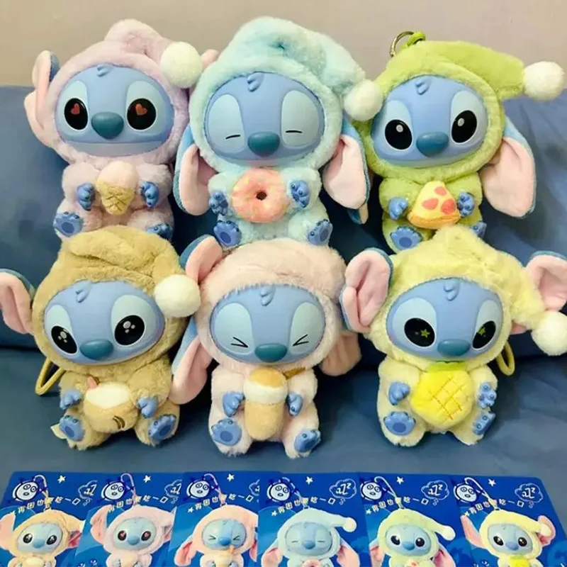 Stitch pelúcia bonito comer série boneca macia brinquedo colecionável dos desenhos animados periférico bonito mochila decoração engraçado chique meninas presentes