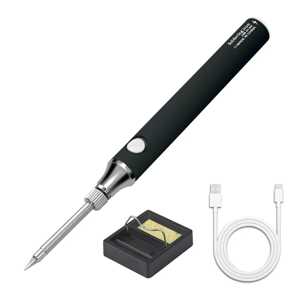 

For Soldering Iron Kit with Three Heat Settings Quick Heating USB Tool for Easy Operation in Various Scenarios