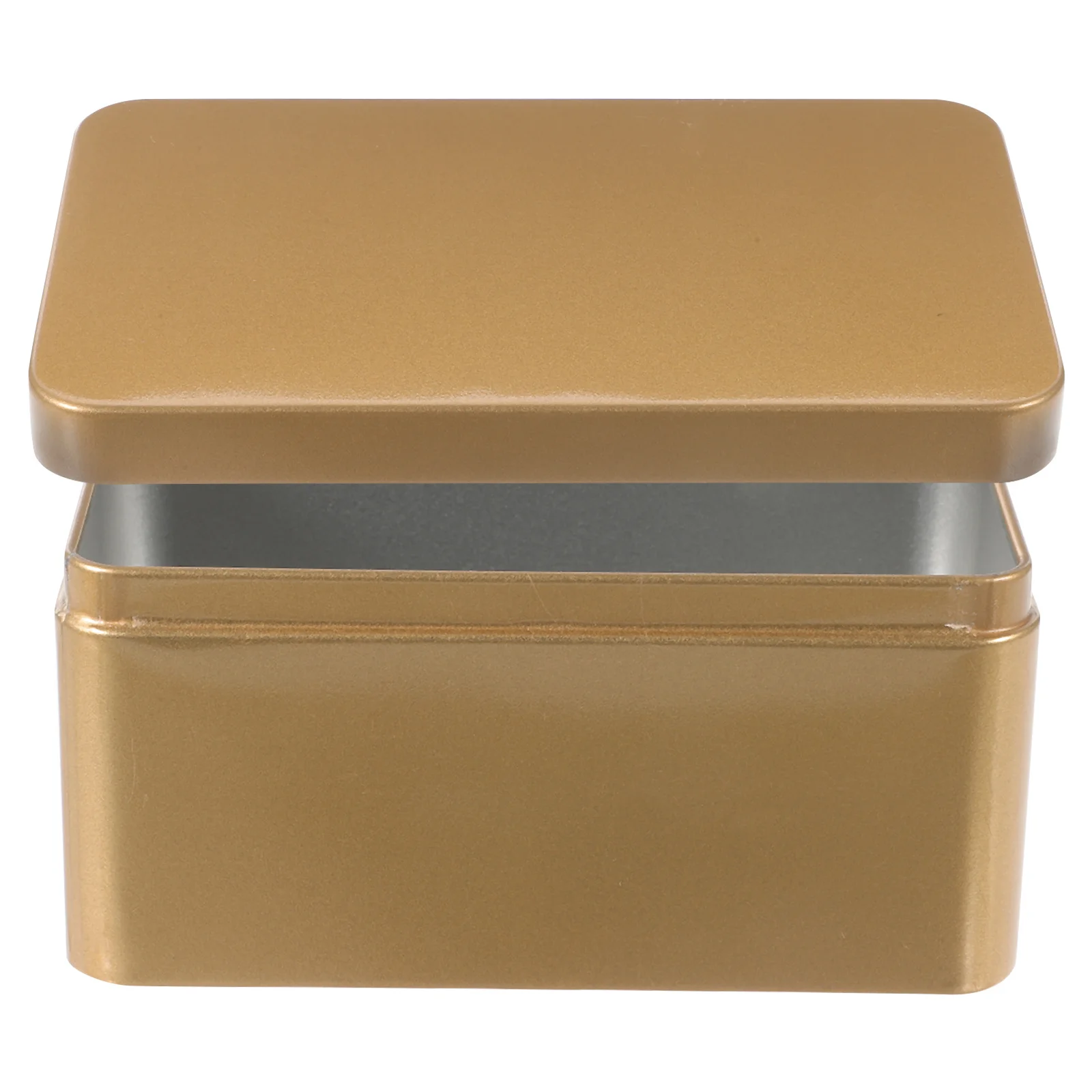 

13x8x6cm Metal Snack Box Rectangular Tinplate Storage Container for Tea Leaves Candies Jewelry Lip Gloss Home Organizer Kitchen
