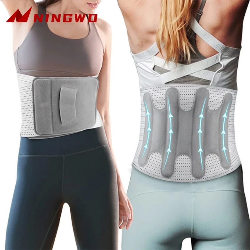 

Lumbar Back Belt Waist Band Lower Back Support Brace Disc Protrude Spine Orthopedic Pain Relief Self-Heatin