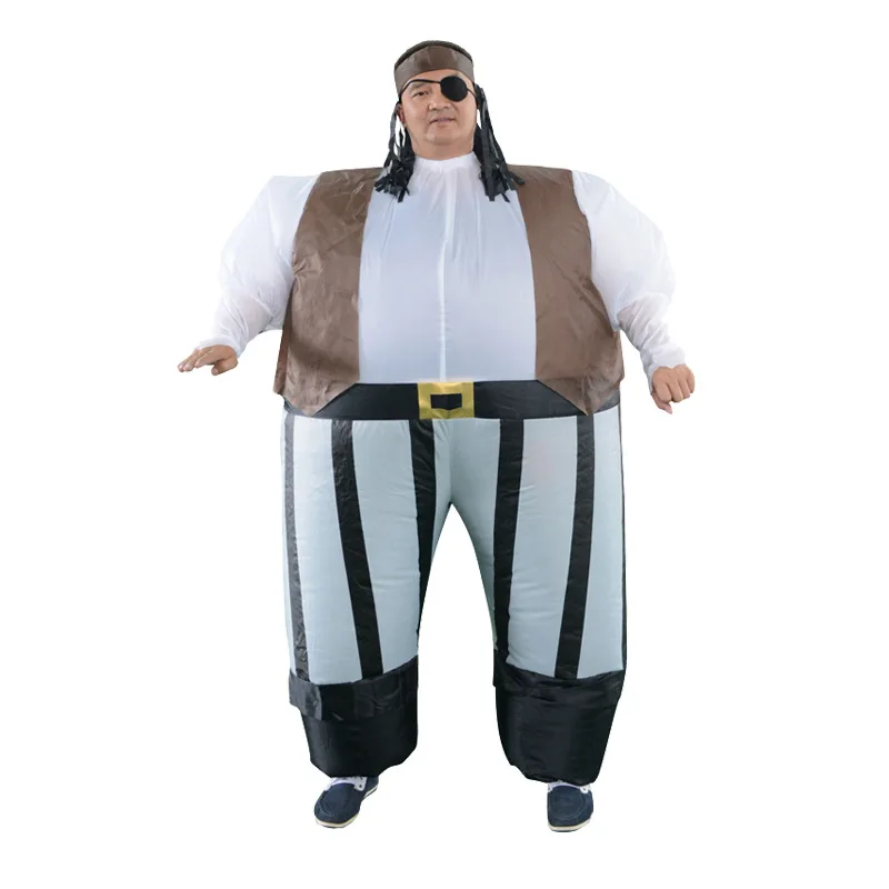 Funny Pirates  Inflatable Suit KTV Bar  Walking Props Bully Inflatable Costume Party Halloween Performance Props