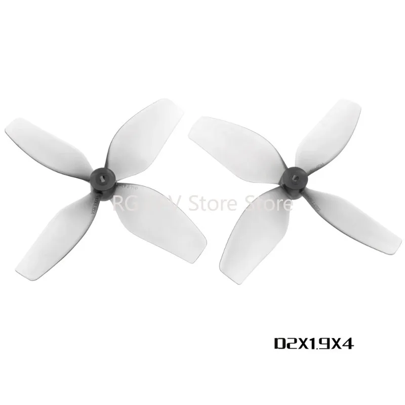 6pairs HQprop D2X1.9X4 Properller PC Propeller for DarkStar20 RC FPV Freestyle 2 Inch MIni Drones DIY Parts