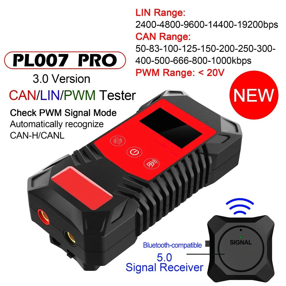 

Car PL007 PRO 3.0 CAN Bus Tester For LIN Bus Analyzer And For PWM Detector Signal Receiver Car Maintenance Tools