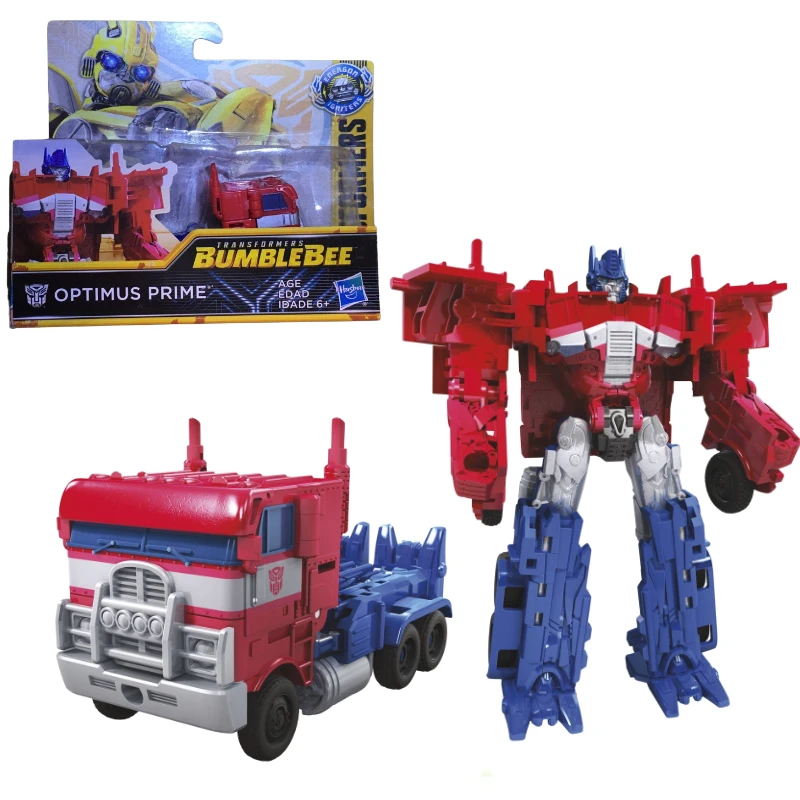 In Stock Movie Bumblebee versione americana potenza attivata dall'energia Optimus Prime Action collezione di Figure di Anime regalo di compleanno