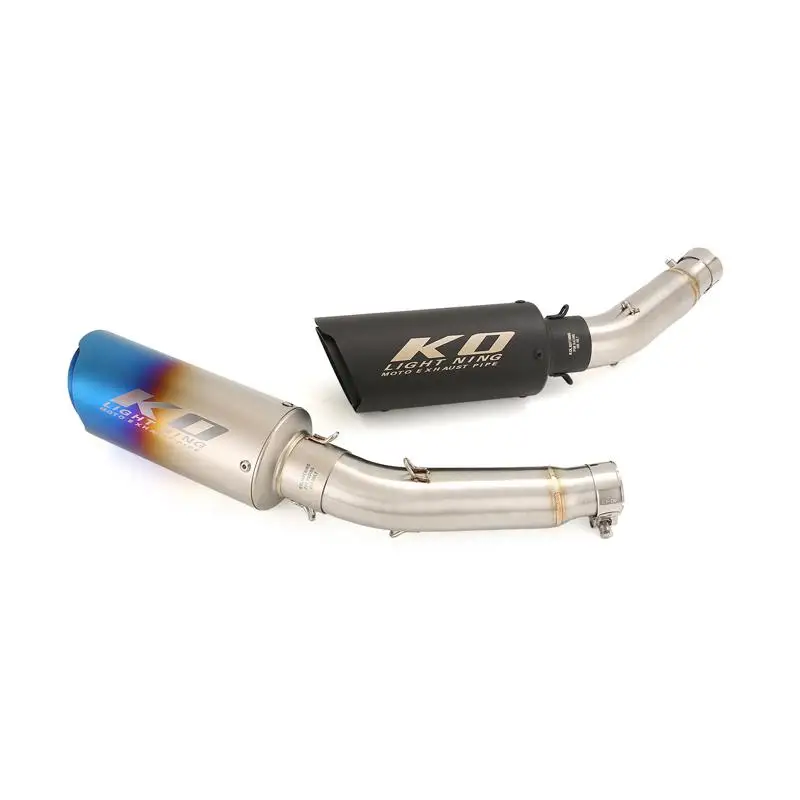 

For Honda CBR300R CB300F 2020-2025 CB300R CB250R Exhaust System Middle Link Pipe 51mm Muffler Tail Pipe Stainless Steel Escape