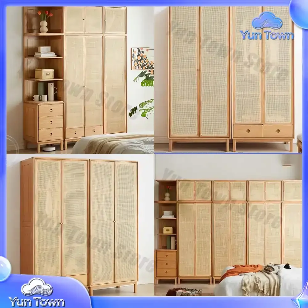 European Queen Wardrobe Drawer Nordic Space Saving Living Room Storage Wardrobes Bedroom Clothes Ropero Armable Home