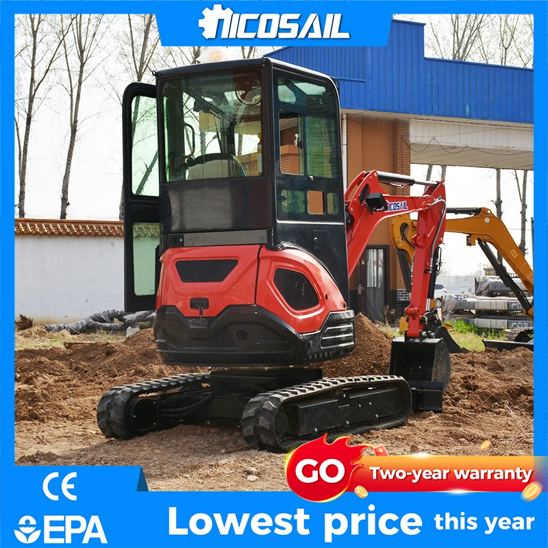 

2100kg Small Excavator OKW25U Kubota Engine Compact Design for Narrow Space Operation - Customizable