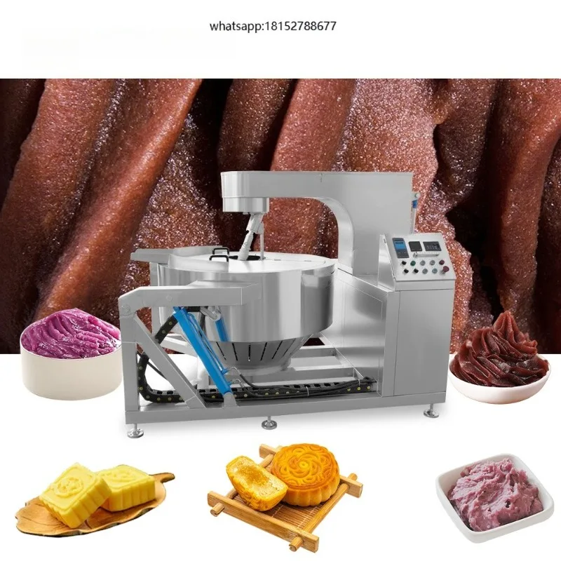 Multi Function Commercial Cooking Mixer Machine Electric/Gas Steam Heating Stir Fry Pan Candy Bean Paste