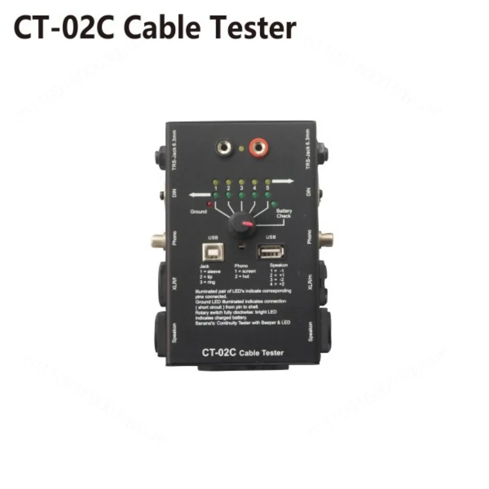 Multipurpose Cable Tester Line Finder Tone Probe for RJ45 for RJ11 for BNC Audio Video Engineering Wiring