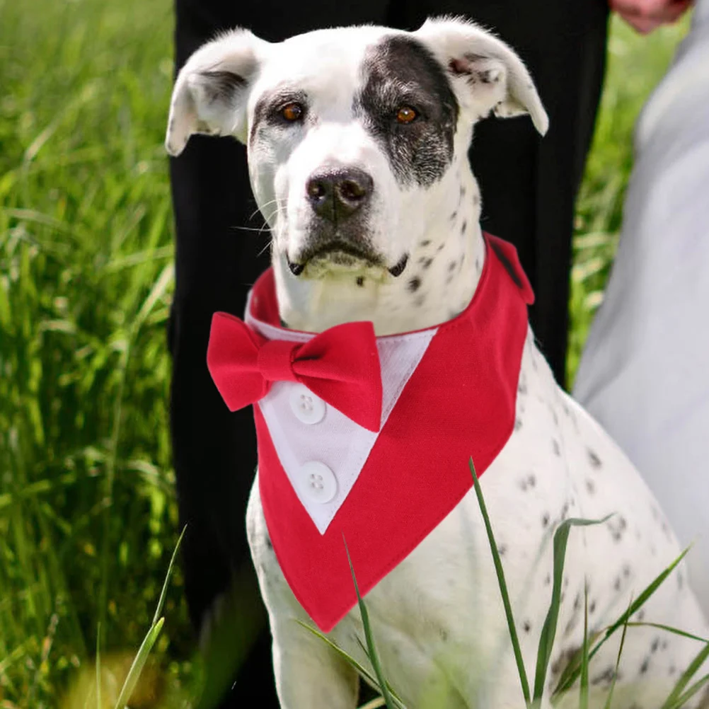 

Dog Wedding Bibs Bow Ties for Dogs Collar B Puppy Saliva Towel Pet Suit Scarf Cool Neckwear Party Decorations