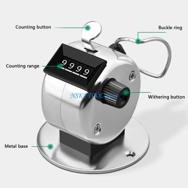 

L8RC Reliable 4 Digit Manual Counter Efficient Tool for Public Transport Hubs & Mall