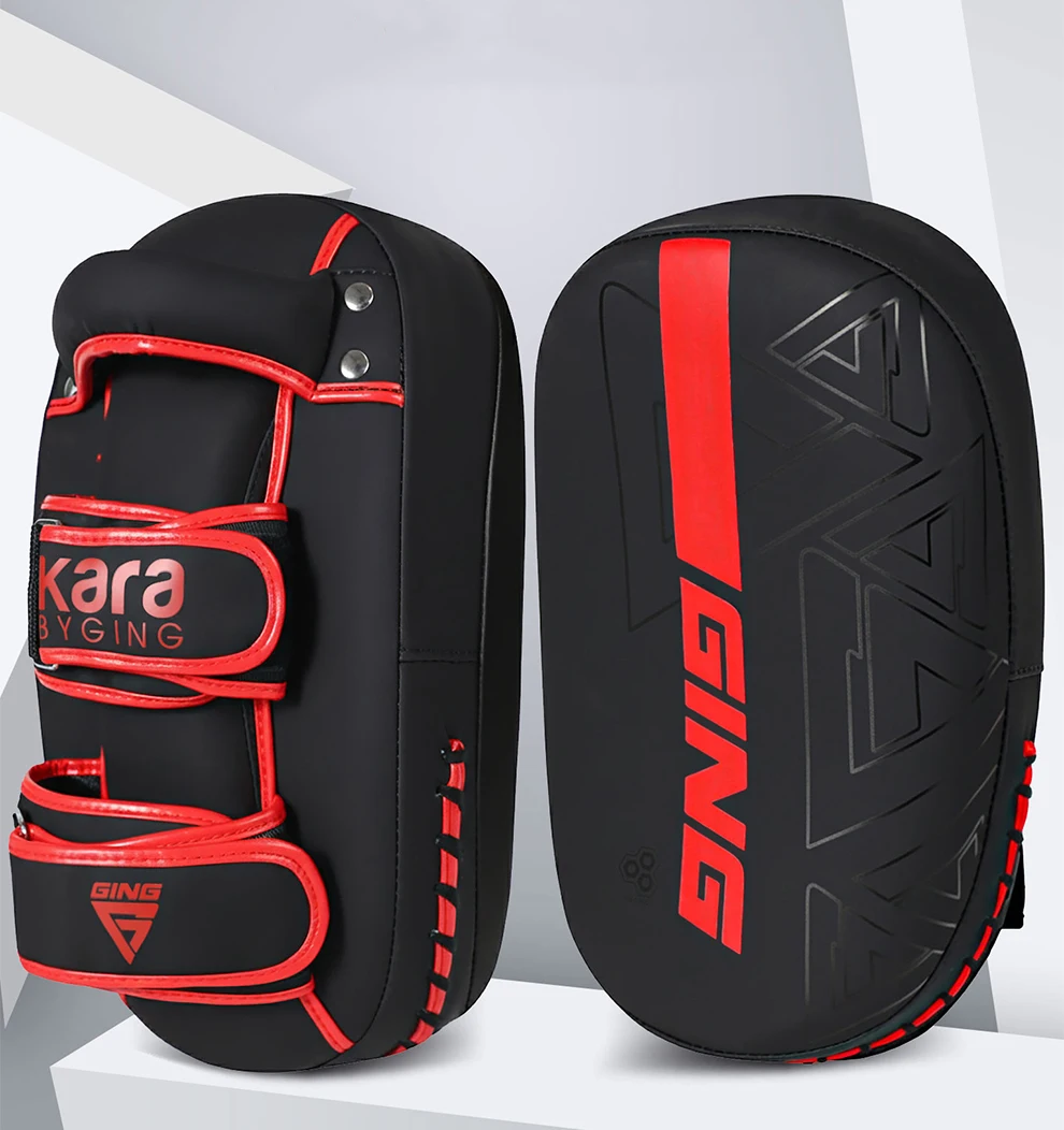 Box-Pad Sandsack Fitness MMA Boxen Taekwondo Hand- und Fußschlagpolster PU-Leder Trainingsausrüstung Muay Thai Fußziel – Detail 2