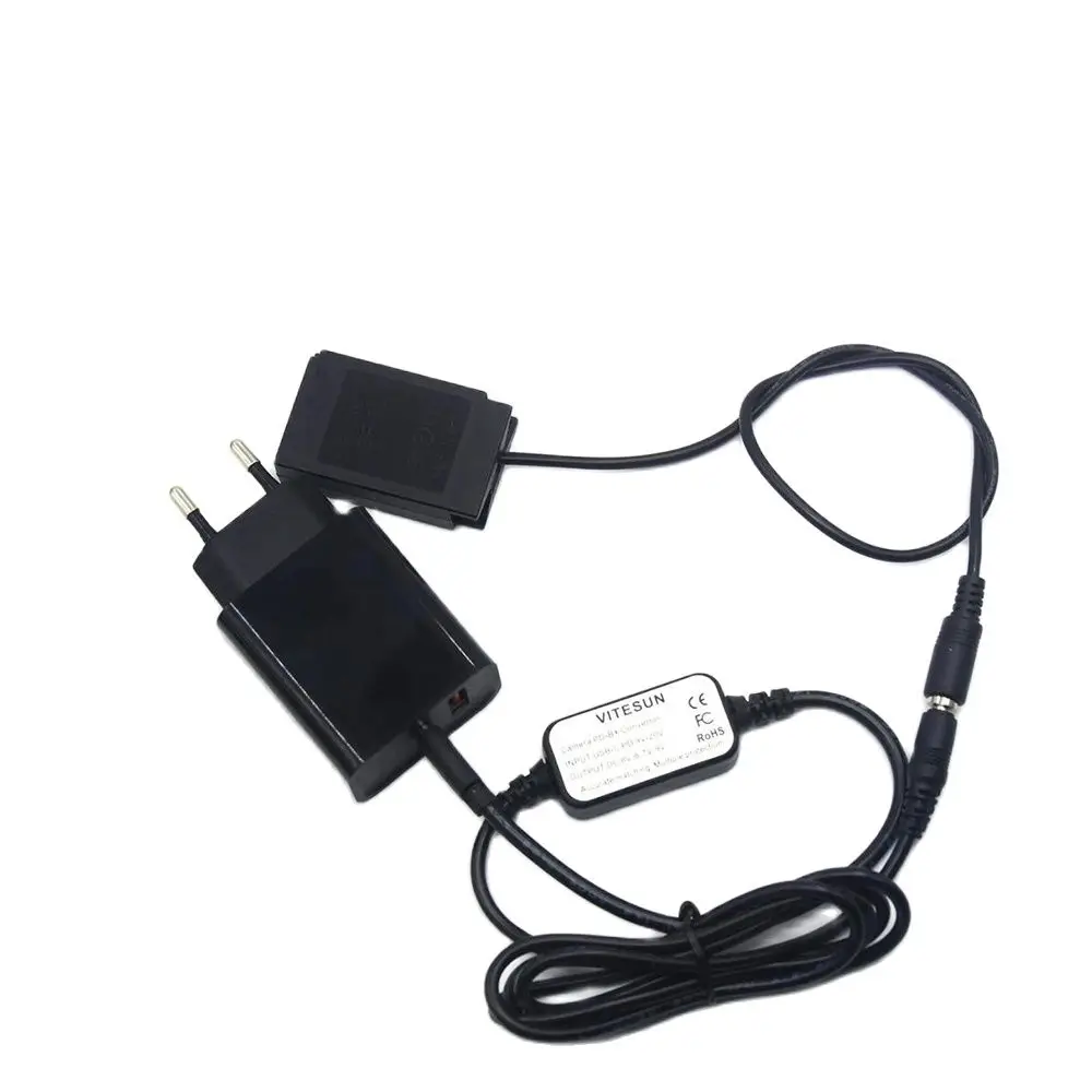 USB C to DC Cable PD Charger EN-EL20 ENEL20 Dummy Battery EP-5C DC Coupler for Nikon 1J1 1J2 1J3 1S1 1AW1 V3 Camera