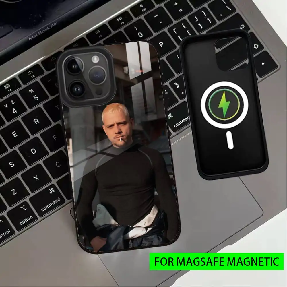 حافظة هاتف PLK French Rapper M-Mathieu لهاتف iPhone17,16,15,14,13,12,11 Plus، Pro Magnetic للشحن اللاسلكي Magsafe #2