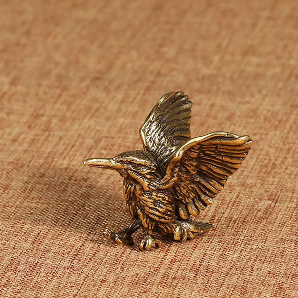 

Brass Small Bird Pendant DIY Keychain Vintage nament Home Decor Craft Exquisite Retro Jewelry Accessory Parts High Quality Fine