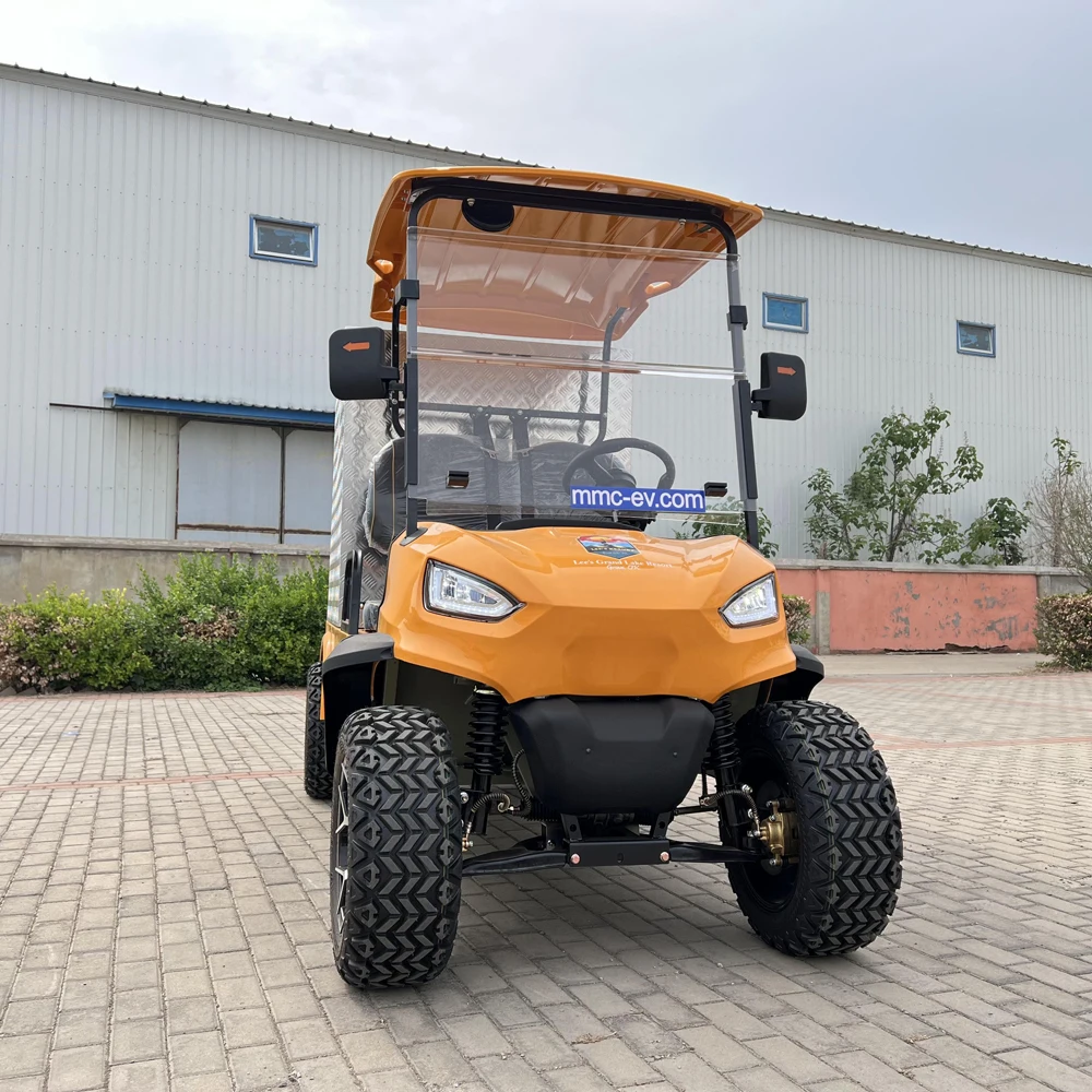 72v Lithium Battery 2-seat Golf Cart with Closed Cargo Box Utility Vehicle Electric off-road Vehicle Electric Buggy Golf Car