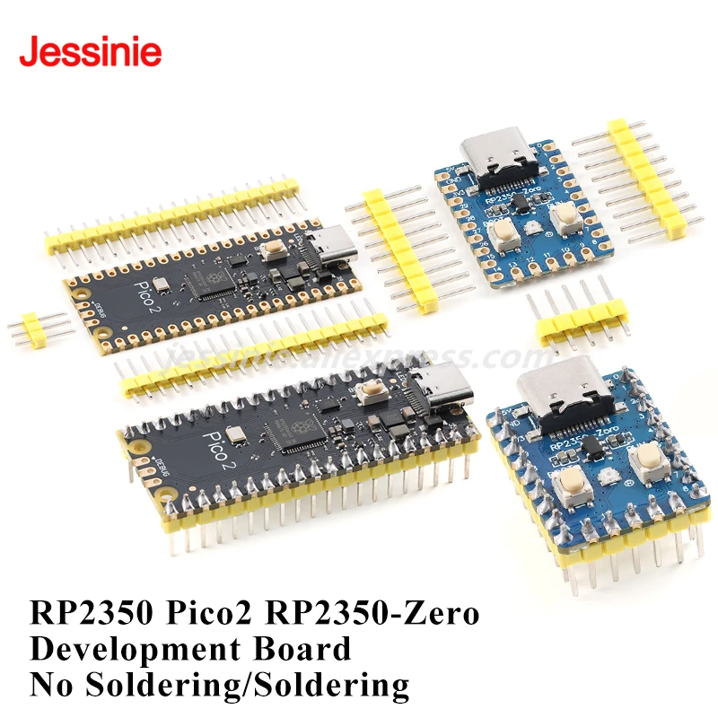 RP2350 Pico2 RP2350-Zero Development Board 150MHz Dual-Core/Architecture Microcontroller Type-C for Raspberry Pi PICO Module