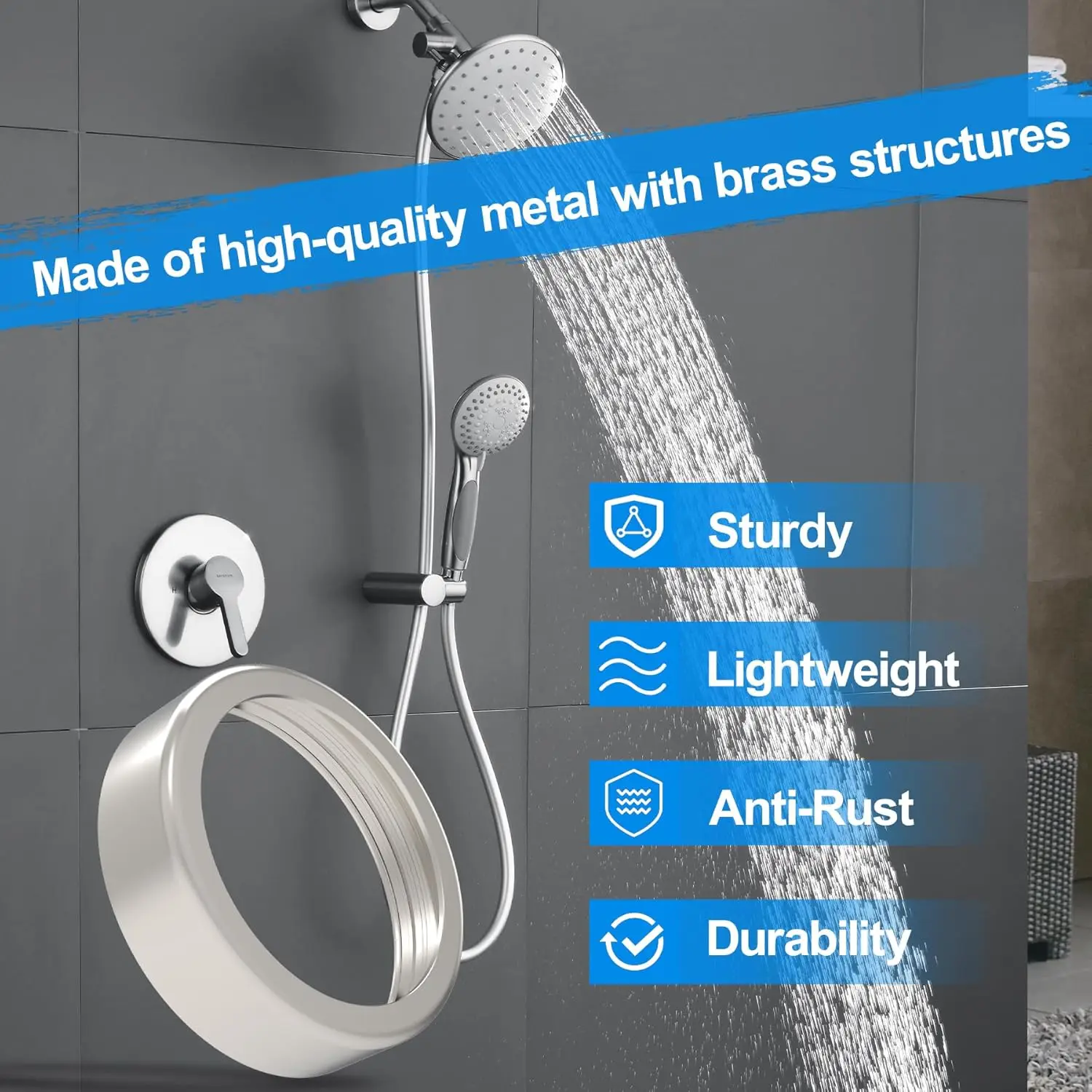 Porca de capô de reposição RP22734 compatível com válvula de chuveiro D R10000