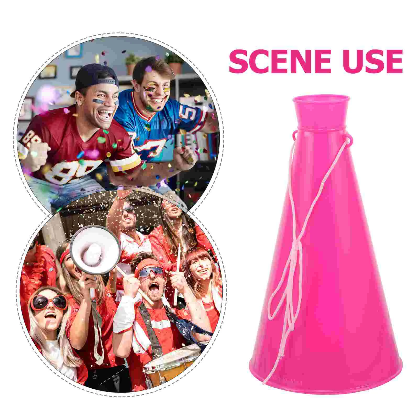 Megaphone Loudspeaker Cheering Horn Child Mini Soccer Balls Party Toy Small Plastic Portable