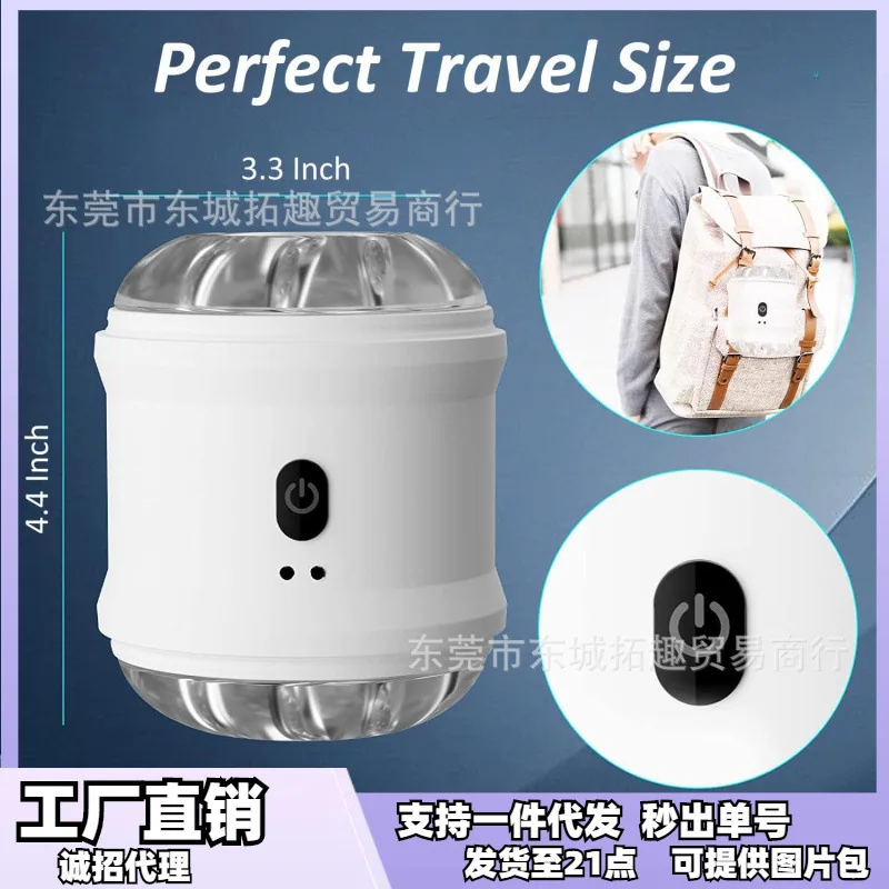 Custom Male Automatic Dual-Lulu Airplane Cup Masturbator Penis Exercise Device Famous Toy