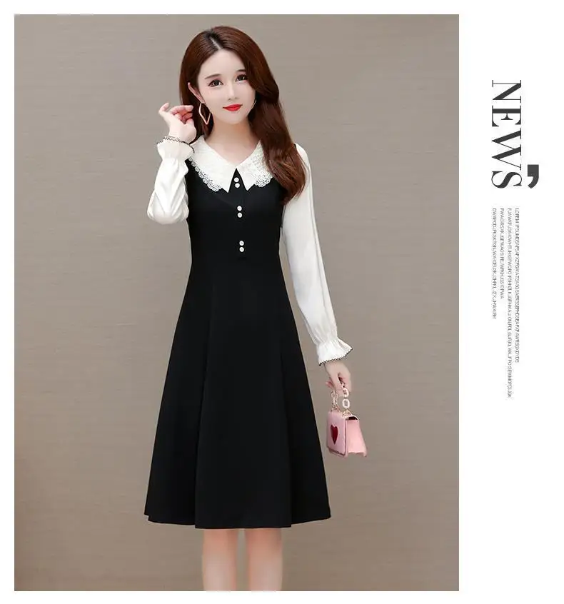 Fashionable Temperament Dress for Women in Autumn New Style with Age Reducing and Ladylike Style This Year\'s Popular Dress