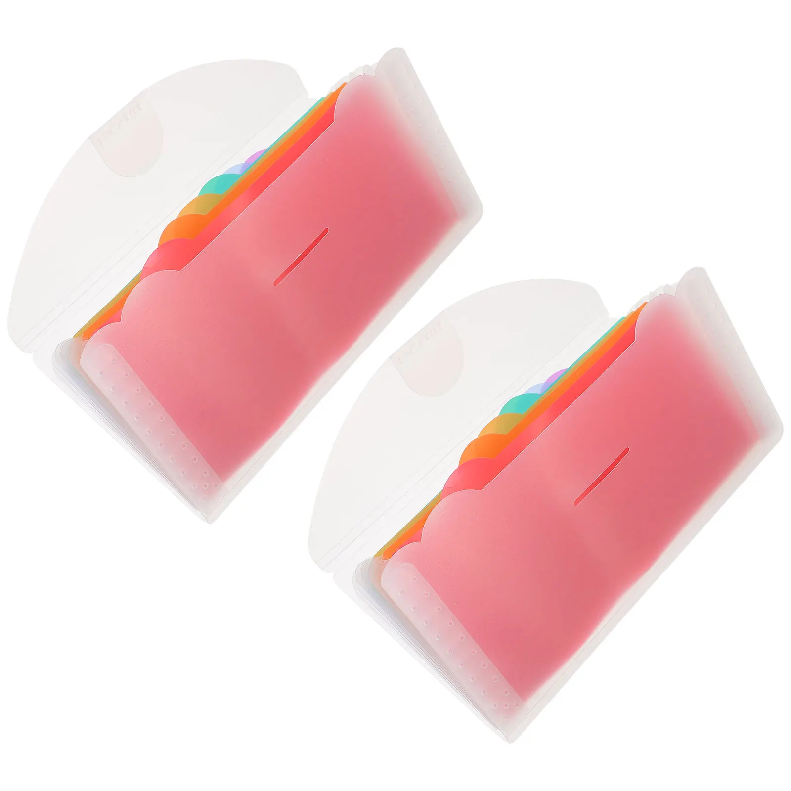 

2pcs Small File Folder Organizer Multi-Layer Expanding Document Storage Bag For Office Home Portable File Holder Receipt