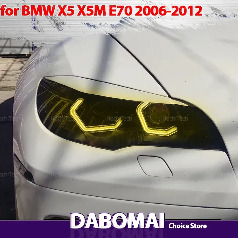

Светодиодное кольцо с кристаллами ангельских глаз M4 Style DRL DTM Shape Light Белый Лимонно-желтый для BMW X5 X5M E70 2006-2012 Автомобильные аксессуары