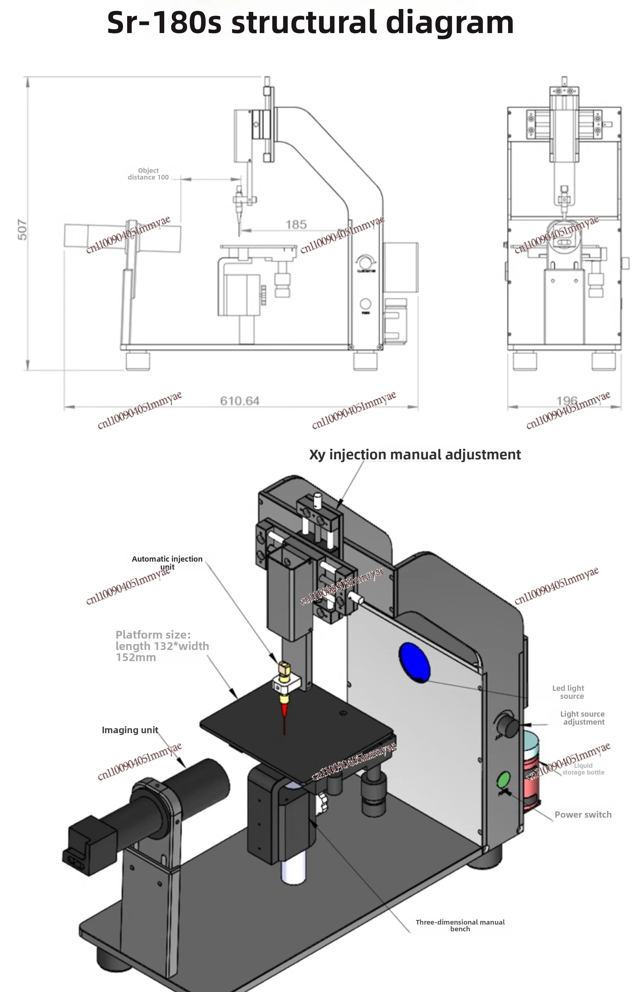 Optical Water Drop Angle Contact Angle Measuring Instrument