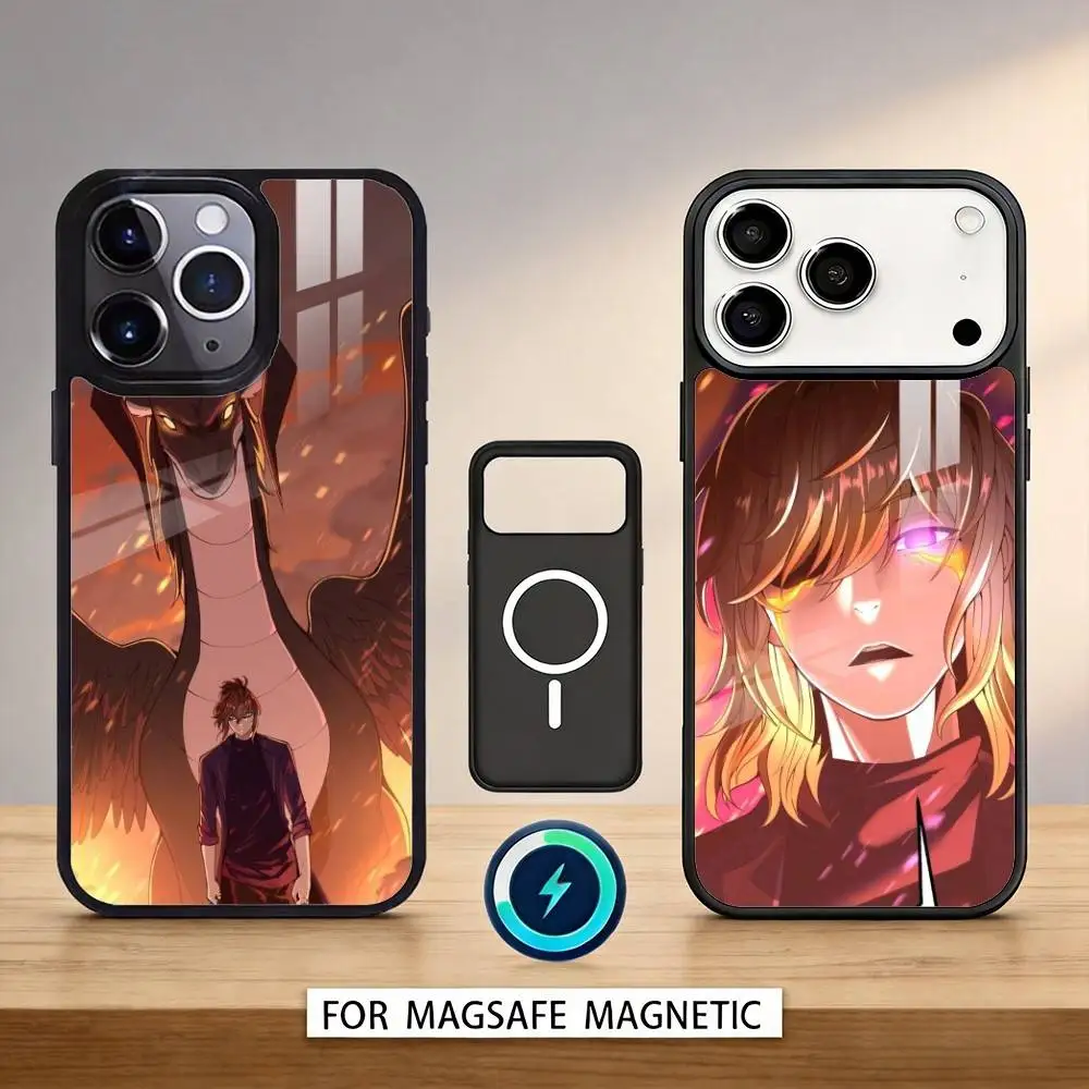 

Anime T-The Beginning After End Phone Case Magnetic For iPhone17 16 15 14 13 12 Pro Max For Magsafe Wireless Charging Cover