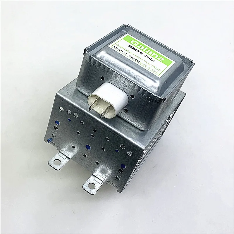 Microwave Oven Magnetron M24FB-210A Upper and Lower Wire Heating Tube 6-hole Microwave Head Launch Tube