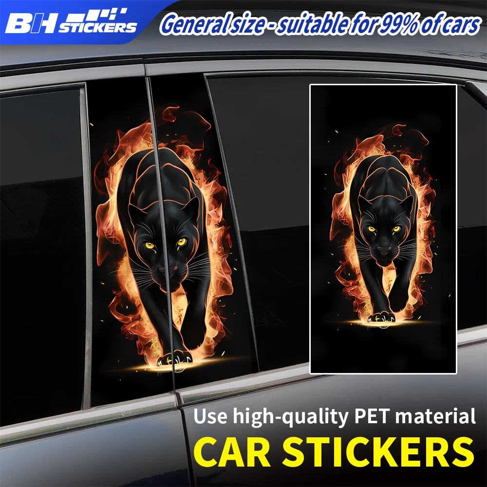 

Jagdpanther Graphics Car Stickers Waterproof B Pillar Center for Most Car Door Pillar Stickers Vinyl Decal automotive exterior