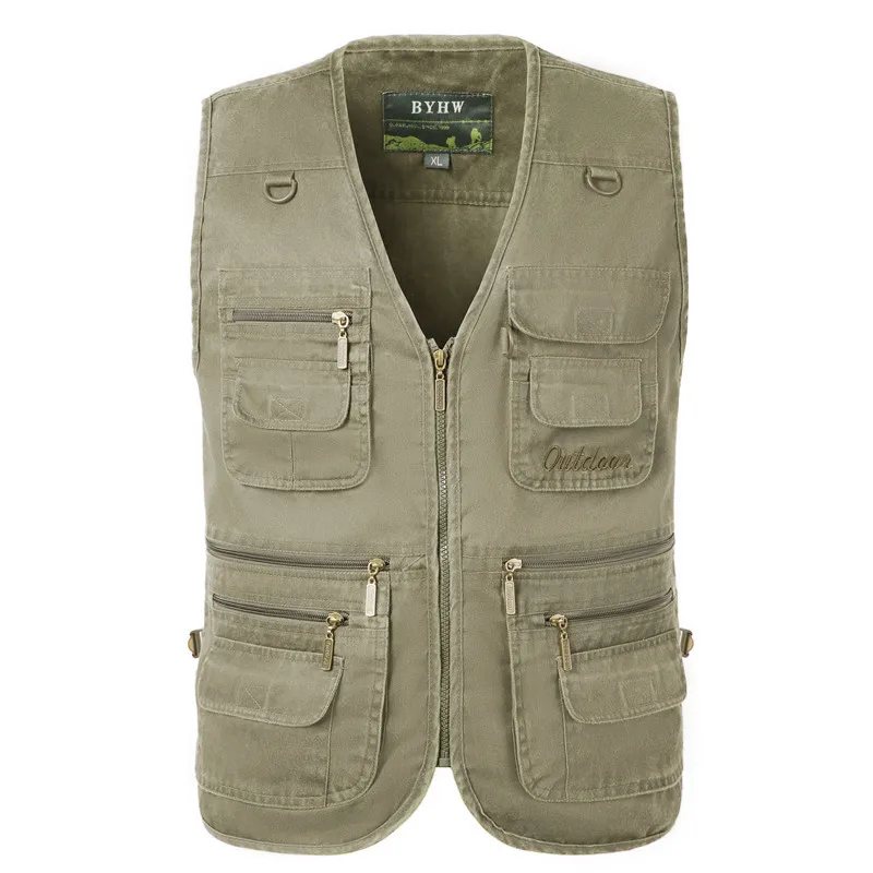 

16 Pocket Summer New Men's Tactical American Hiking Fishing Vest Men's Photographer Mesh Workwear Sleeveless Jacket Tool Vest