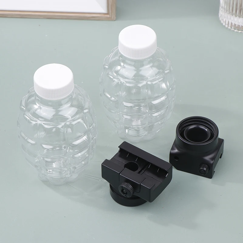 Pineapple Bottle For Gel Balls, Water Ball Beads Storage Box, Buckle Around The Waist Portable Ammo Refill Bottle For Gel Gun