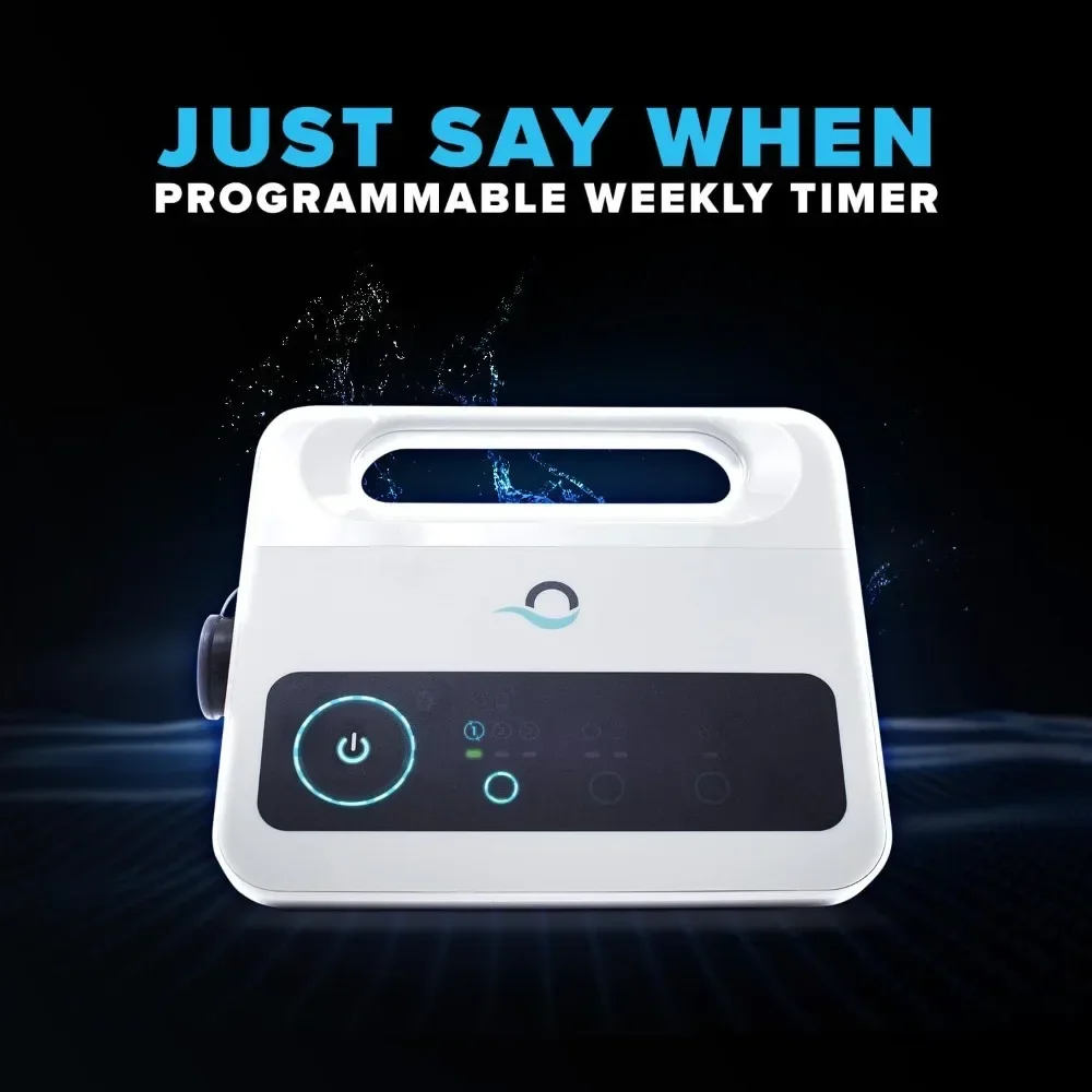

A Automatic Robotic Pool Cleaner — Programmable Weekly Timer, Wall Climbing