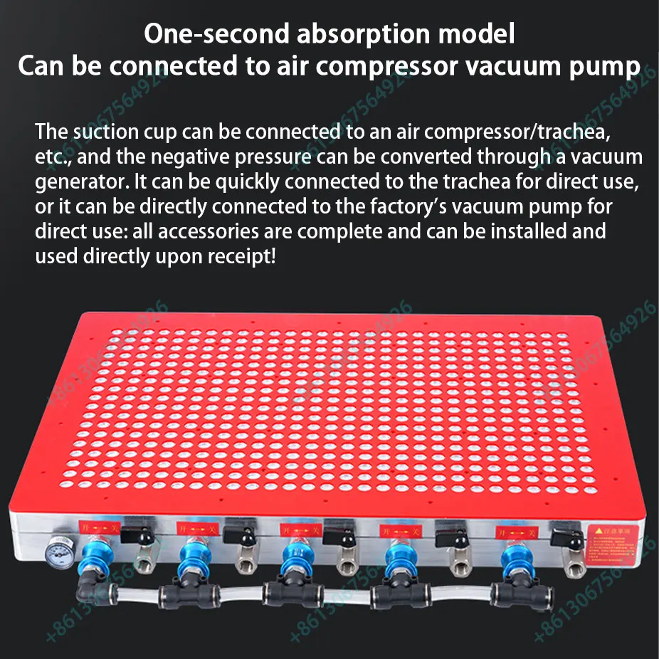 Vacuum suction cup CNC processing center multi-point porous strong adsorption without sealing strip custom manufacturer